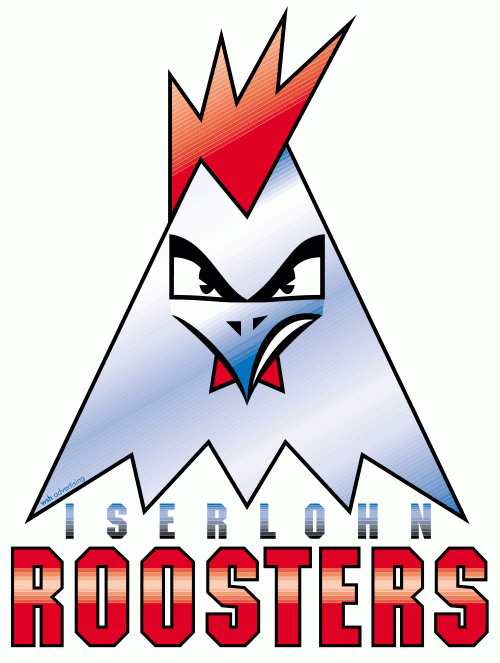 iserlohn roosters 2001-2011 primary logo iron on heat transfer